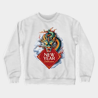 Chinese Dragon New Year Celebration Tee Crewneck Sweatshirt